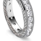 full circle embellishment & adornment of eternity diamonds