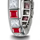A modern Asscher-cut diamond ring by Daniel K