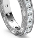 Diamond bracelets of narrow, or broad flat trellis, herringbone and other open-work effects