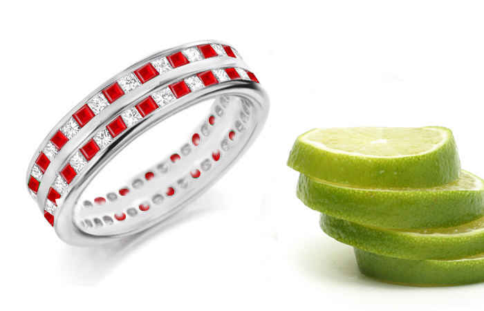 ruby eternity bands ruby diamond eternity bands platinum ruby squares diamond princess cut eternity ring red square ruby square diamonds eternity band platinum 950 ruby diamond eternity band anniversary band anniversary ruby ring wedding ring ruby wedding band