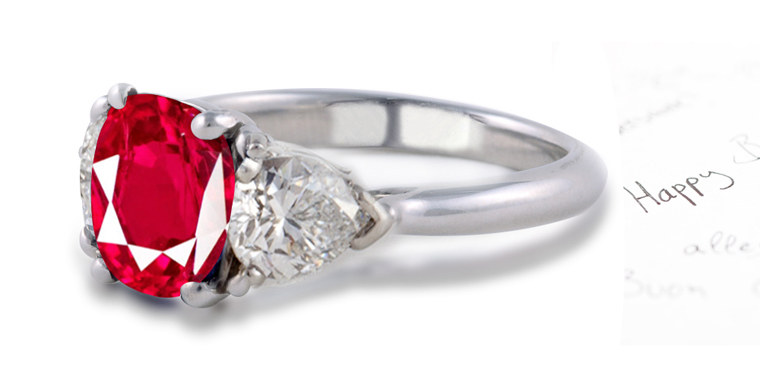 4 Carat AGL Graded Ruby and Diamond Platinum Ring - Regent Jewelers | Miami  and Bay Harbor Islands