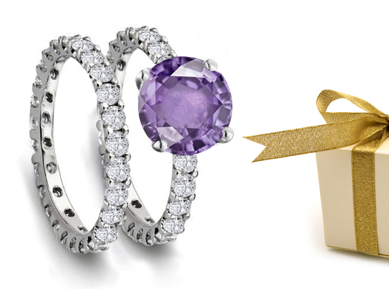 Designer emerald sapphire Sapphire Engagement & Wedding Rings