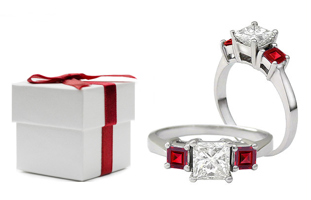 platinum ruby diamond ring, platinum ruby diamond three stone rings, red ruby, ruby engagement ring, ruby diamond anniversary ring, ruby diamond anniversary bands, past present future ruby diamond rings, ruby round, ruby oval three stone ring