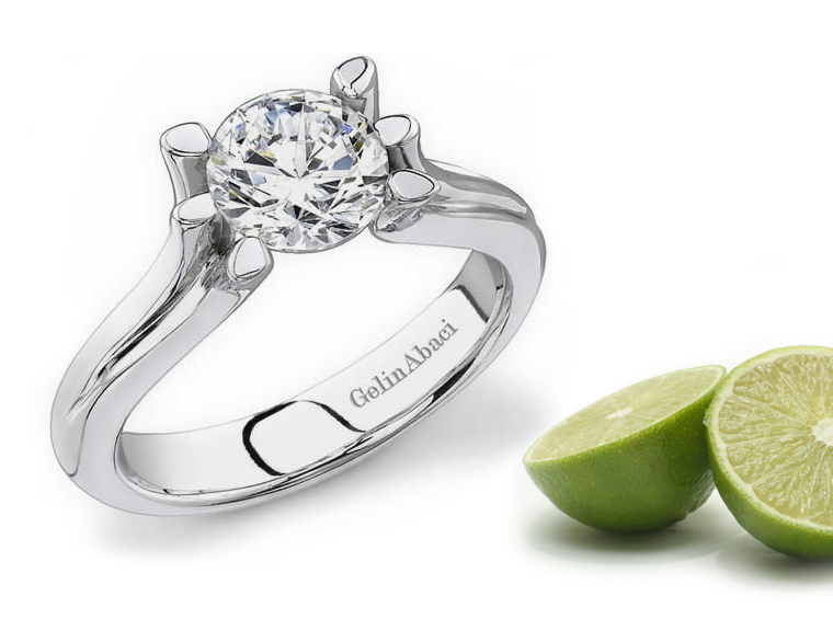 Tension Set Diamond Engagement Rings