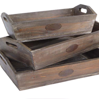 Enhance your home decor with our wide variety of decorative trays and bowls. Serve your family & guests with so many elegant serving trays or place one on the wall for a unique feel. We have all the decorative trays and bowls from glass bowls to hold vegetables & fruits in your kitchen and decorative metal bowls to elegantly accent your end table, we offer you the most stylish&
collection to you.