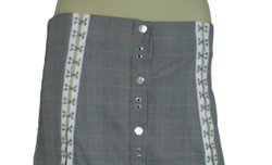 D&G Women's Designer Check Skirts