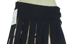 D&G Women's Designer Pleated Pencil Skirts
